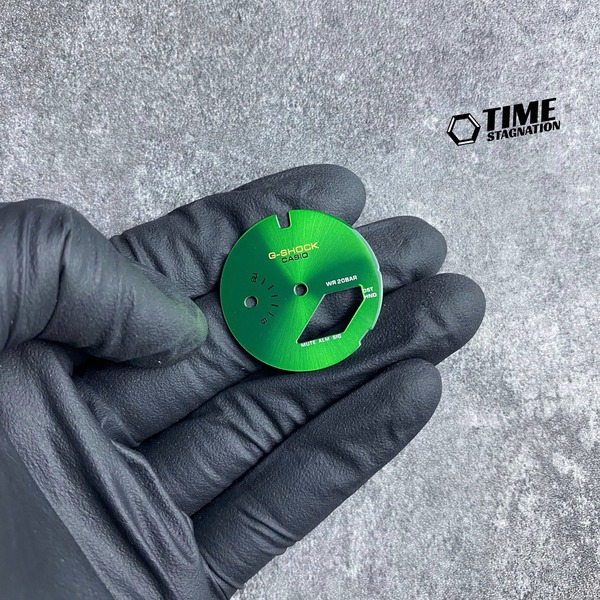 Mặt Dial Thép Bóng Xanh Lá