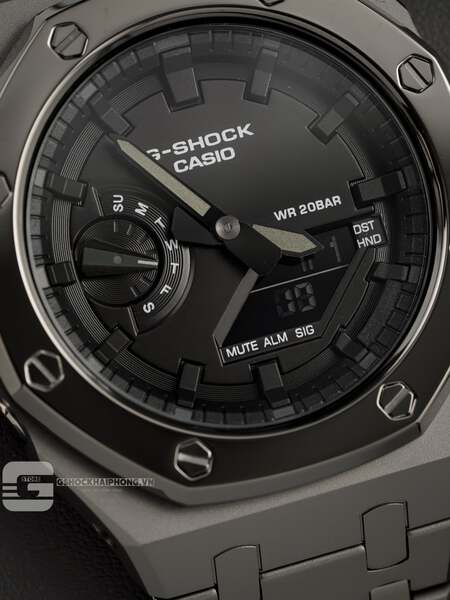 G-SHOCK GA-2100AP - GUN METAL LAYERS X BLACK CARBON DIAL