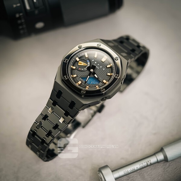 G-SHOCK GA-2100AP - FUTUR ROSE GOLD X BLACK LAYERS