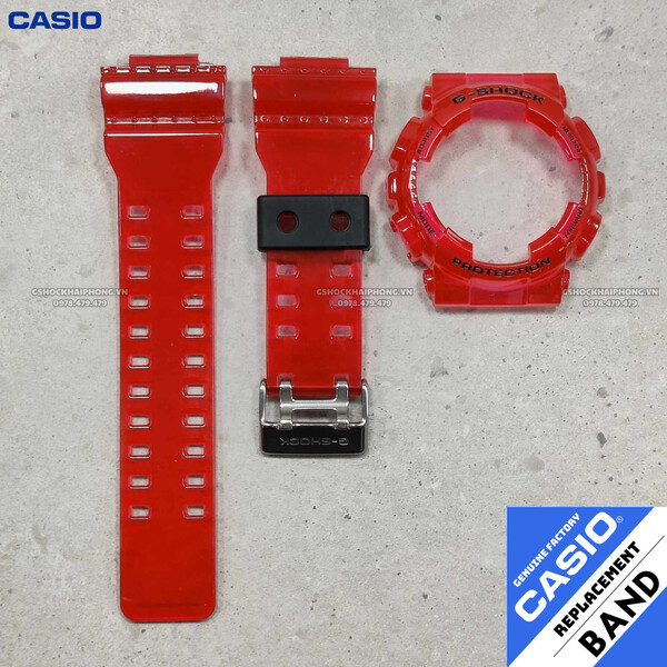 Bộ vỏ chính hãng G-SHOCK GA-110CR-4A - ( Lắp vừa GA-100/GA-110/GA-120/GA-140 )