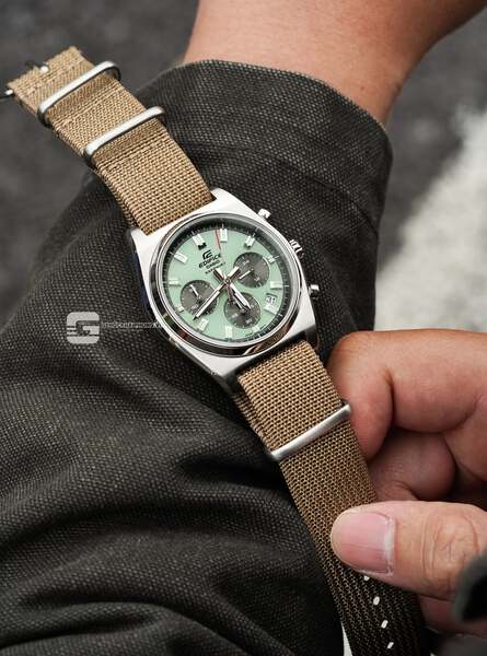 CASIO EDIFICE EFB-730D-3A ( Lên dây vải NaTo )