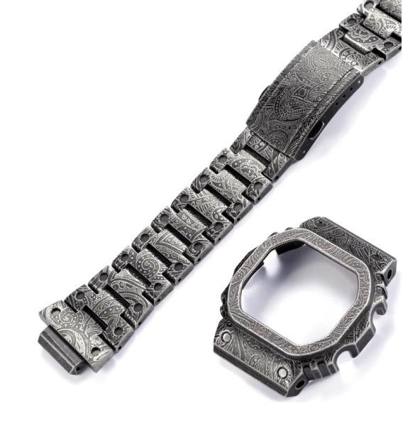 Set dây vỏ hoa văn Paisley - DW-5600/GW-B5600