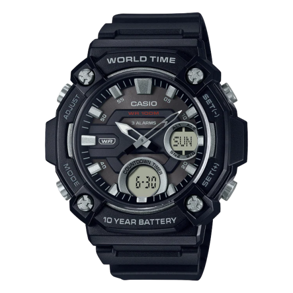 Đồng hồ Nam Chính hãng CASIO AEQ-120W-1A - Pin 10 năm