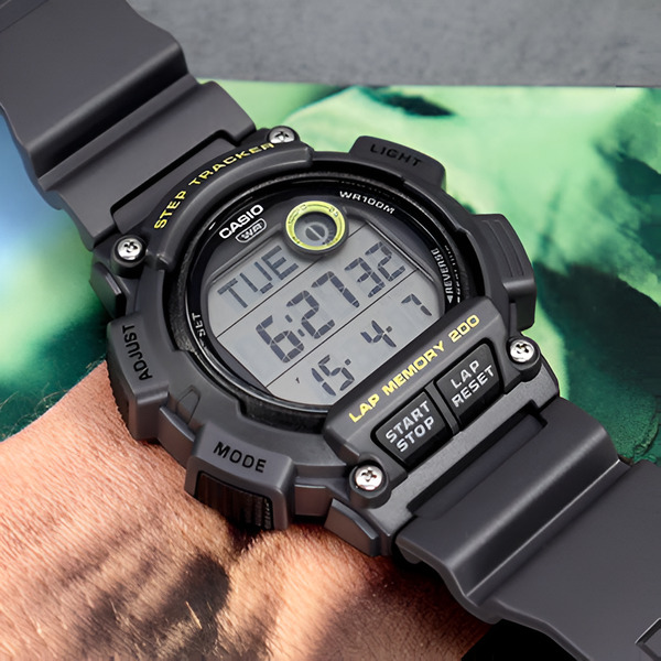 Đồng hồ Nam Chính hãng CASIO WS-2100H-8A - Pin 10 năm