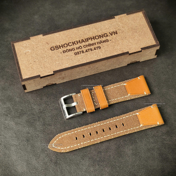 Dây da LEVIS - Màu Nâu - Size 20/22/24mm