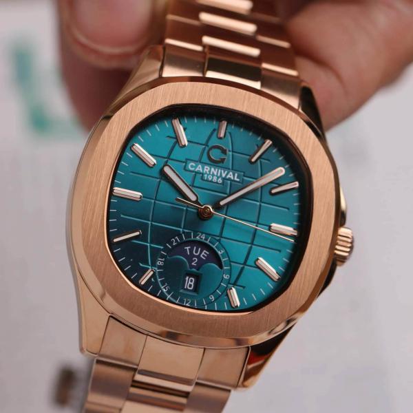 Đồng hồ nam Carnival - Aquanus 8113G-VH-XL - Viền thép - Kính Saphire