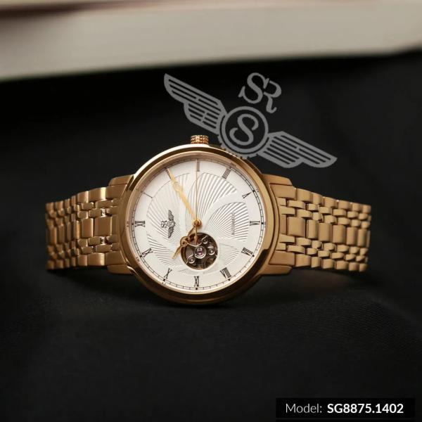 Đồng Hồ Nam Chính Hãng SRWATCH Automatic Open Heart SG8875.1402