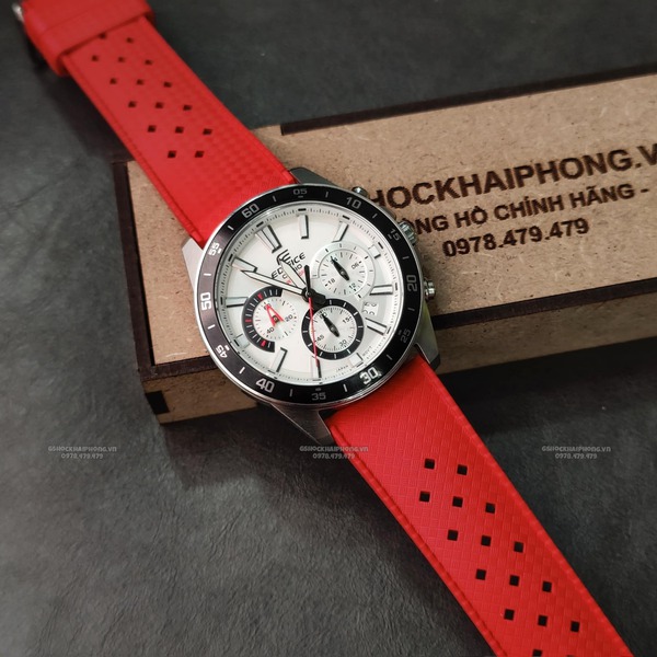 Dây cao su Flo cao cấp - Có vân và lỗ thoáng khí - size 20mm/ 22mm-Màu Đỏ