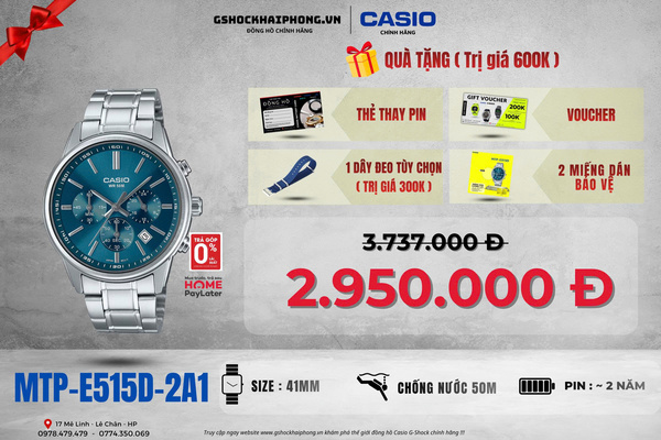 CASIO MTP-E515D-2A1