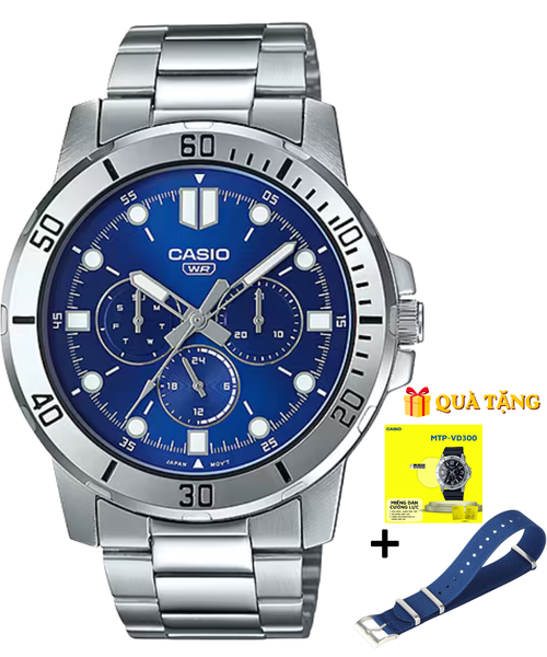 CASIO MTP-VD300D-2E - QUÀ TẶNG TRỊ GIÁ 600K