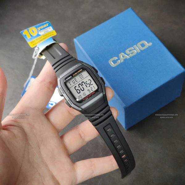 CASIO W-96H-1B -  QUÀ TẶNG TRỊ GIÁ 200K