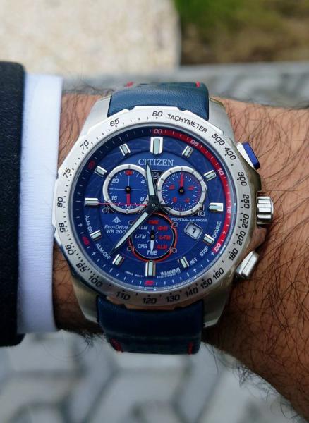 Citizen Eco-Drive BL5571-09L Promaster MX Chronograph 