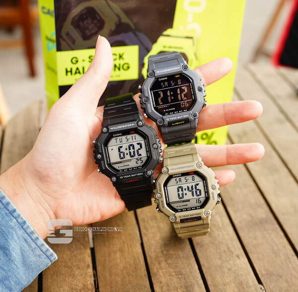 Đồng Hồ Nam Chính hãng Casio AE-1600H-8B - Pin 10 năm