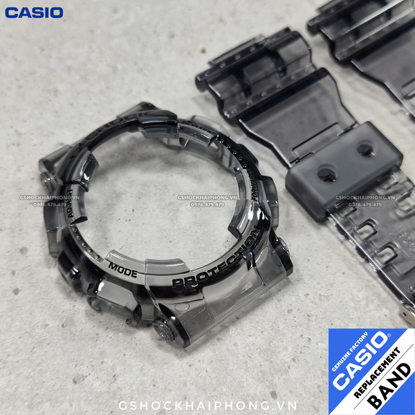 Bộ vỏ GA-100/110/120/140 - Jelly đen ( GA-110SKE-8A )