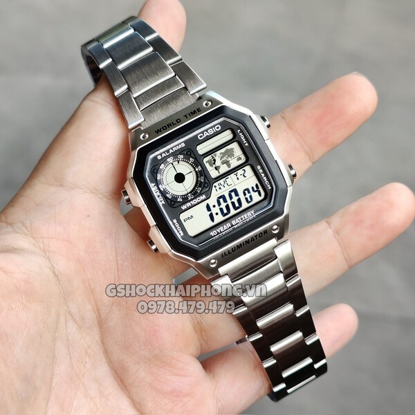 CASIO AE-1200WHD-1A -  QUÀ TẶNG TRỊ GIÁ 200K