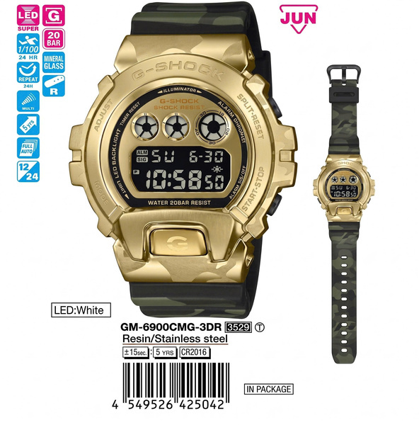  G-SHOCK GM-6900CMG-3D