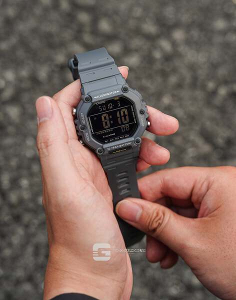 Đồng Hồ Nam Chính hãng Casio AE-1600H-8B - Pin 10 năm