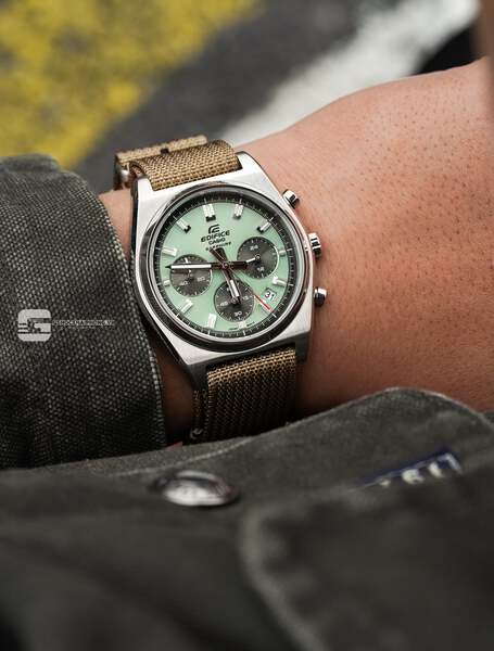 CASIO EDIFICE EFB-730D-3A ( Lên dây vải NaTo )