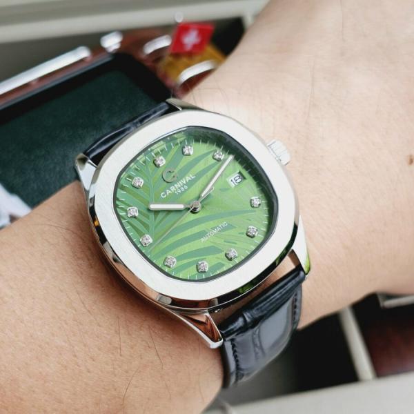 Đồng hồ nam Carnival - Aquanus 8115G-VT-DD-N - Mặt thép - Dây da