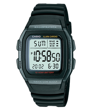 Đồng hồ Nam Chính hãng CASIO W-96H-1B - Pin 10 năm