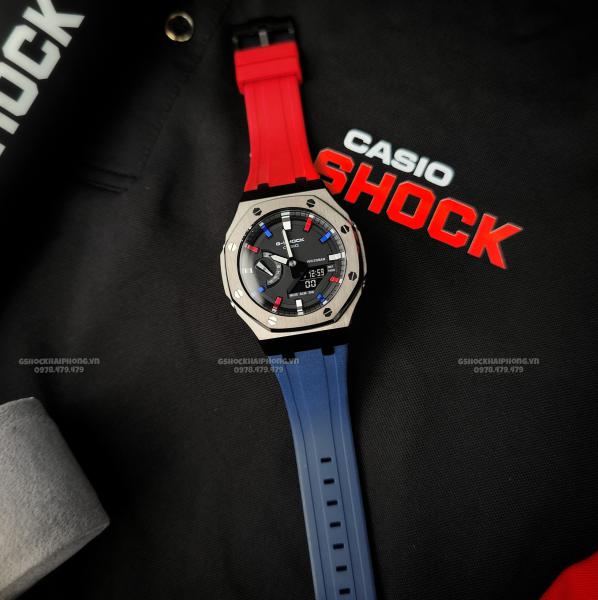 G-SHOCK GA-2100AP - PEPSI X GREY METAL EDITION
