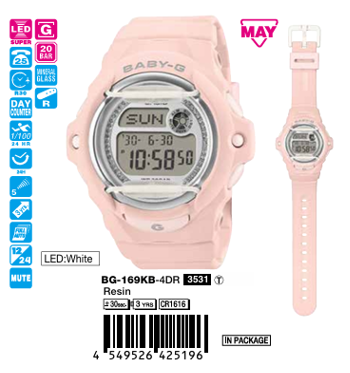 CASIO G-SHOCK BG-169KB-4D