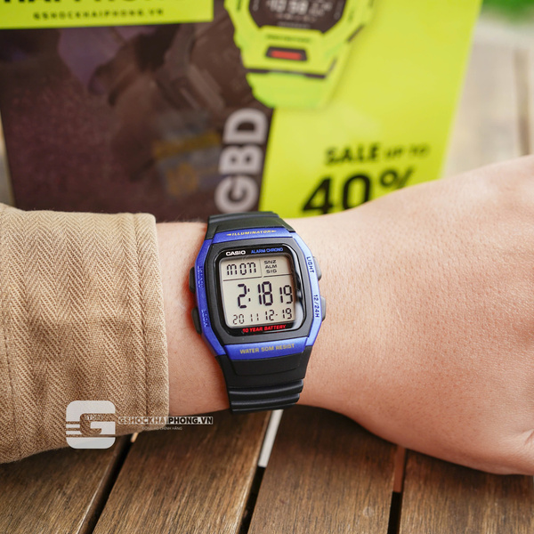 CASIO W-96H-2A -  QUÀ TẶNG TRỊ GIÁ 200K