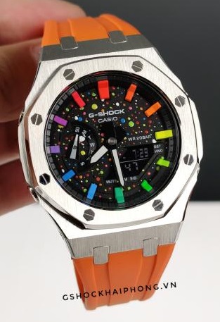 G-SHOCK GA-2100AP - Hyper Color Orange 03