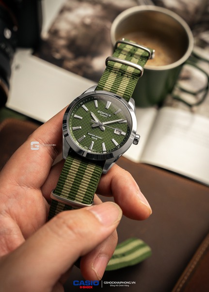 CASIO EDIFICE EFV-160D-3A ( Lên Dây Vải Nato )