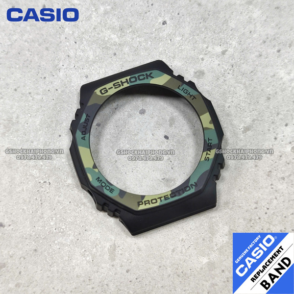 Bộ vỏ chính hãng G-SHOCK GA-2100SU-1A ( Camo Đen ) 