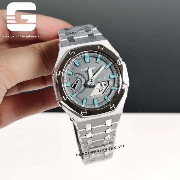 G-SHOCK GA-2100AP - Layers Sliver Metal 