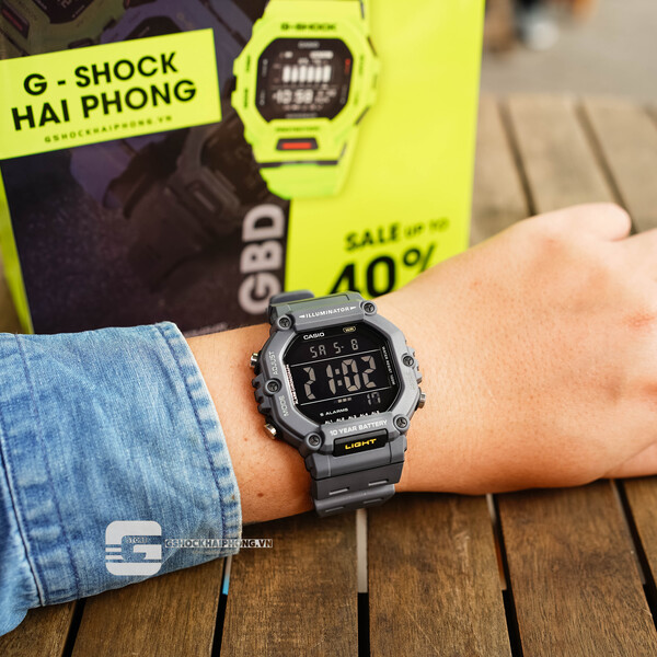 Đồng Hồ Nam Chính hãng Casio AE-1600H-8B - Pin 10 năm