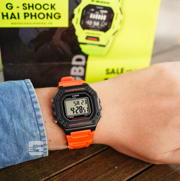 CASIO W-218H-4B2 - QUÀ TẶNG TRỊ GIÁ 200K