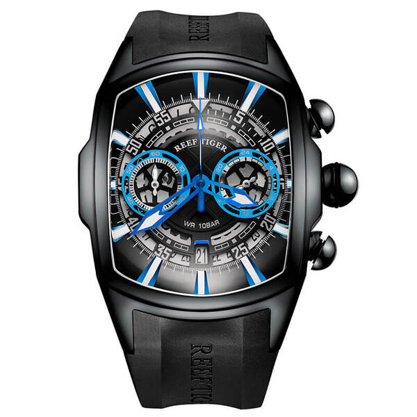 Đồng hồ nam Reef Tiger Aurora Series Tank Chronograph RGA3069G-3
