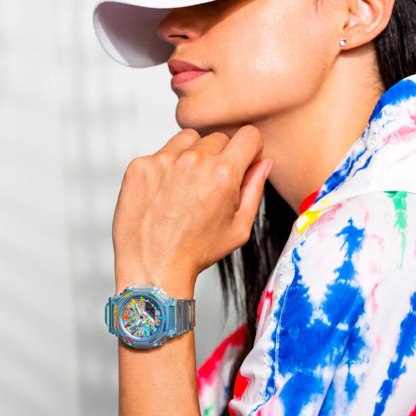 Đồng hồ Nữ Chính hãng G-SHOCK GMA-S2100SK-2A - SKYLINE HYPER