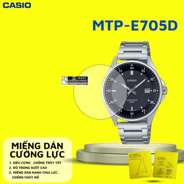 COMBO 2 Miếng dán màn hình Nano cao cấp chống trầy xước CASIO MTP-E705D