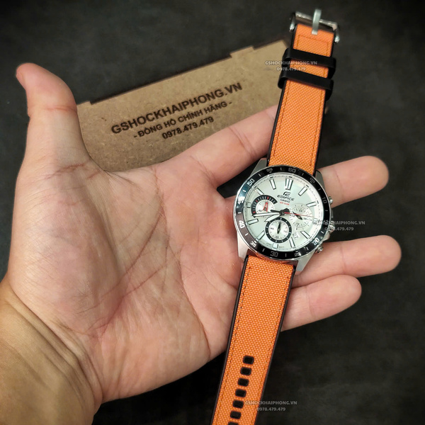 Dây vải Nilon chống nước - Size 20/22/24mm - Màu Cam