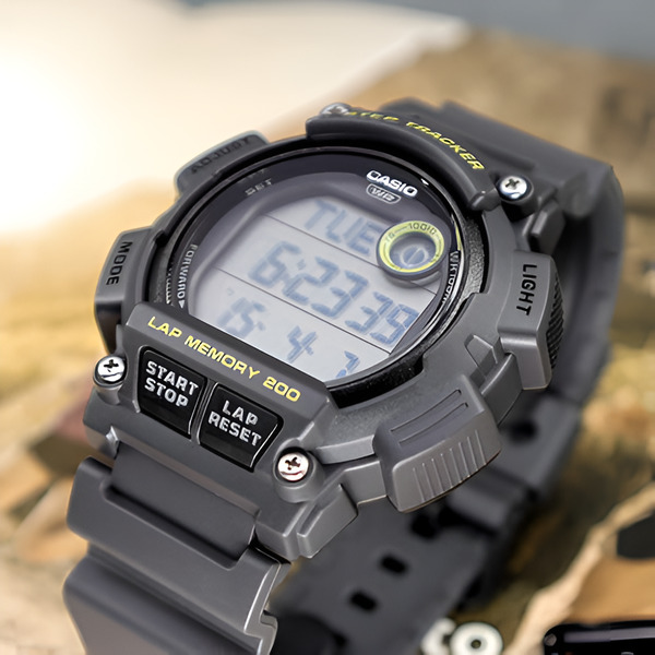 Đồng hồ Nam Chính hãng CASIO WS-2100H-8A - Pin 10 năm
