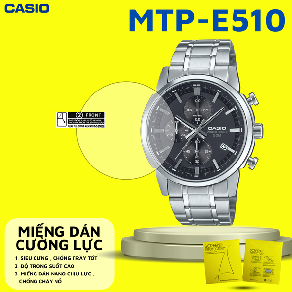 COMBO 2 Miếng dán màn hình Nano cao cấp chống trầy xước Casio MTP-E510