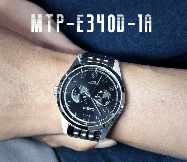 CASIO MTP-E340D-1A - QUÀ TẶNG TRỊ GIÁ 600K