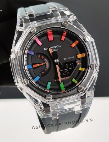 G-SHOCK GA-2100AP - Rainbow Jelly Grey