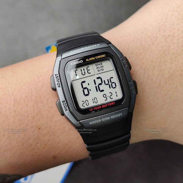 CASIO W-96H-1B -  QUÀ TẶNG TRỊ GIÁ 200K
