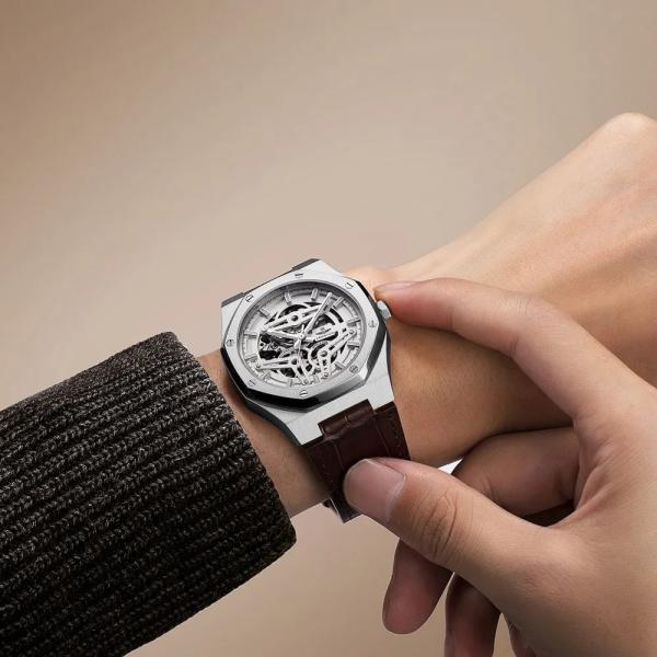 Đồng Hồ Nam Chính Hãng SRWATCH Skeleton SG19191.4102
