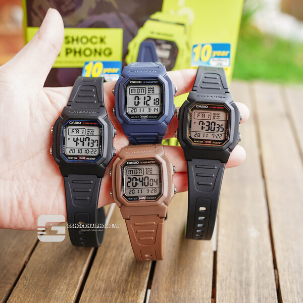 CASIO W-800H-5A - QUÀ TẶNG TRỊ GIÁ 200K