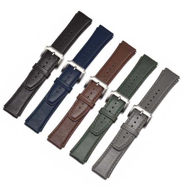 Dây da bò loại 01 - Màu đen - Size 18mm