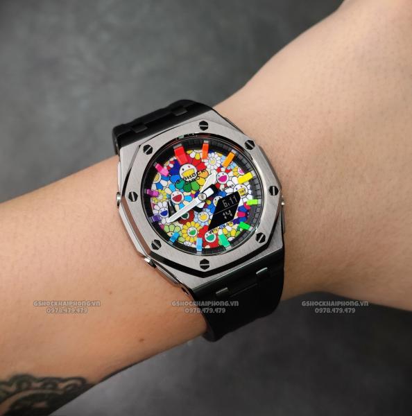 G-SHOCK GA-2100AP - GREY GUN METAL X HYPER MURAKAMI KAIKAIKIKI