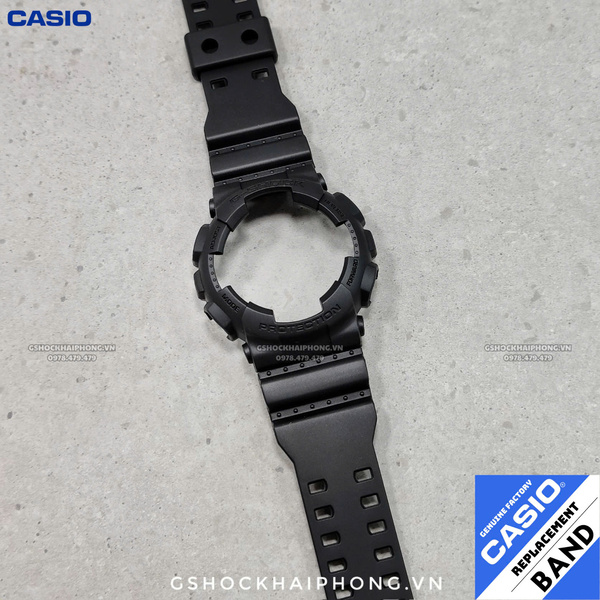 Bộ vỏ GA-100/110/120/140 - Full đen chữ đen 