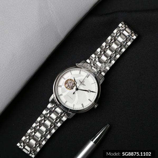 Đồng Hồ Nam Chính Hãng SRWATCH Automatic Open Heart SG8875.1102