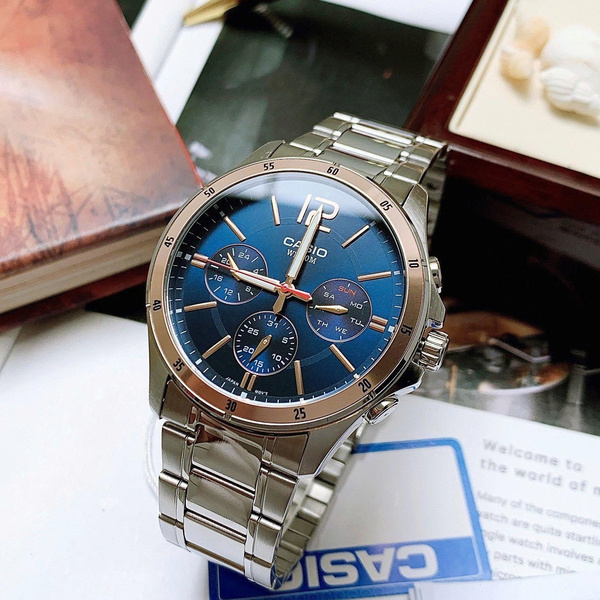 CASIO MTP-1374D-2A2  - QUÀ TẶNG TRỊ GIÁ 600K