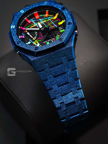 G-SHOCK GA-2100AP - BLUE STARDUST X HYPER COLOR